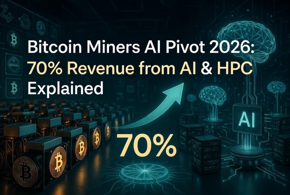 Bitcoin Miners Pivot to AI: How Crypto Infrastructure Will Generate 70% Revenue by End of 2026